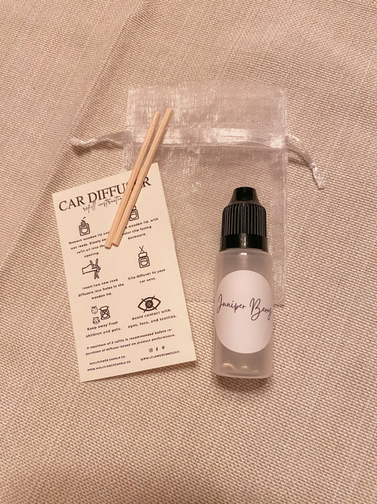 Juniper Berry Car Diffuser refill kit